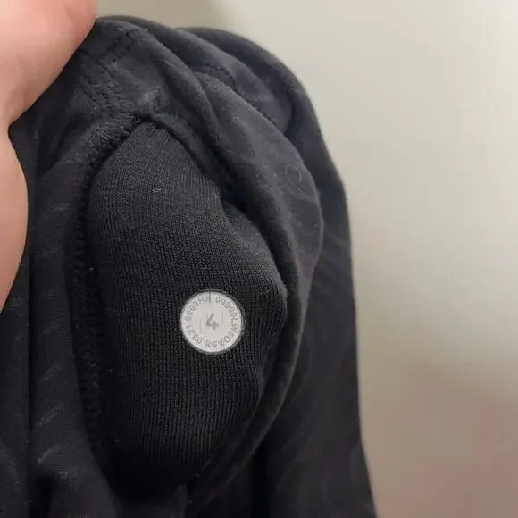 LULULEMON Align High-Rise Pant 25" Aqueous Emboss Black {YY16} - Picture 5 of 6